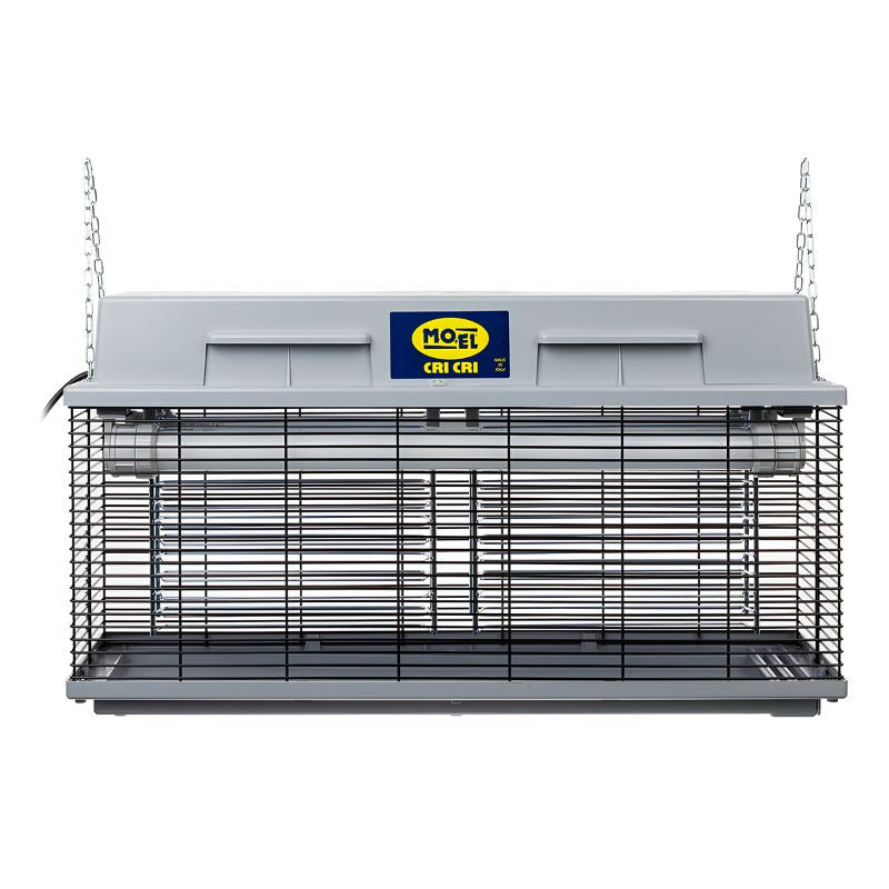 MOEL CRI-CRI 307E electric insect killer with 2 x 20W bulbs, 5000V discharge and 200m² coverage