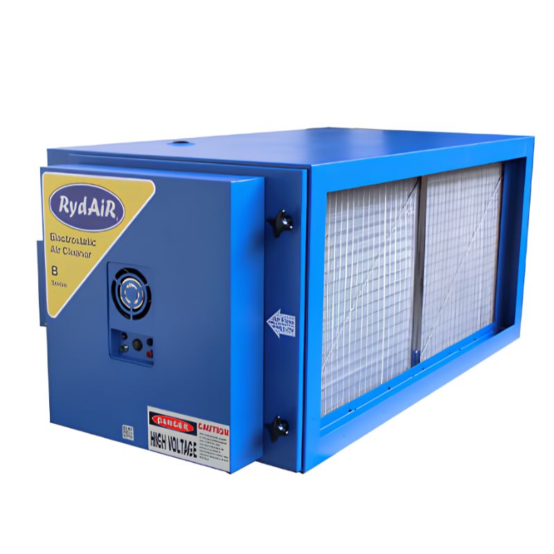 Rydair RY 5000B electrostatic air cleaner without blower with 6100 CFM airflow and MERV 15 filtration