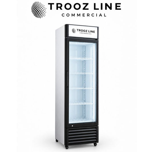 Trooz Line Upright Glass Door Display Chiller 348L Commercial