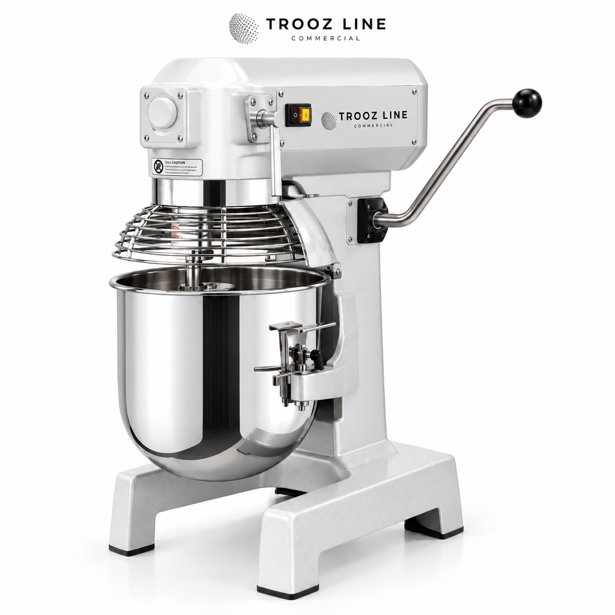 TZ-B10 10-liter commercial planetary mixer with 370W motor and two mixing speeds
