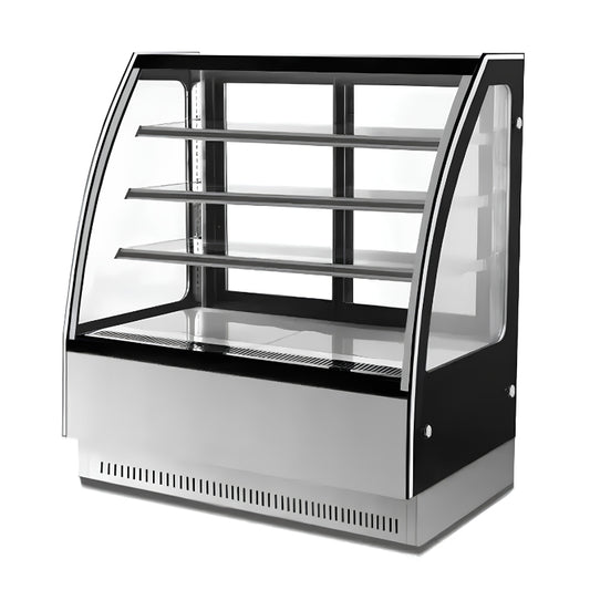 TZ-1000C3 1m Curved Refrigerated Cake Showcase with LED Light