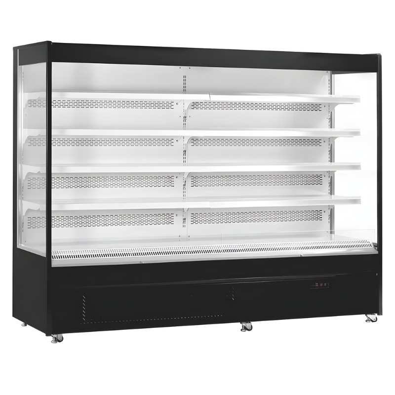 Vertical Open Display Chiller Supermarket Multideck Refrigerator