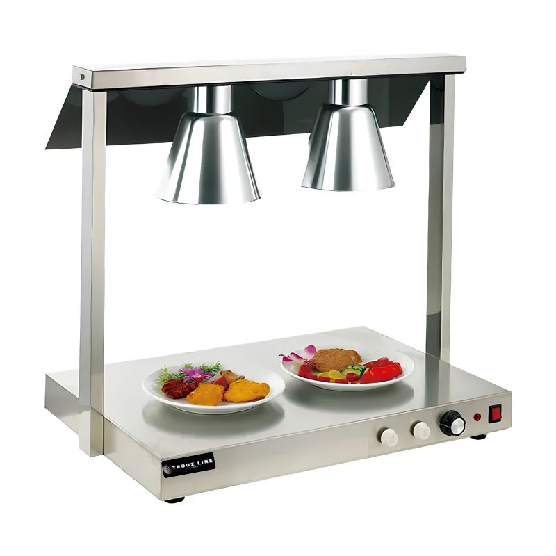 TZ2L heavy-duty 2 light food warmer with 0.75kW heating system