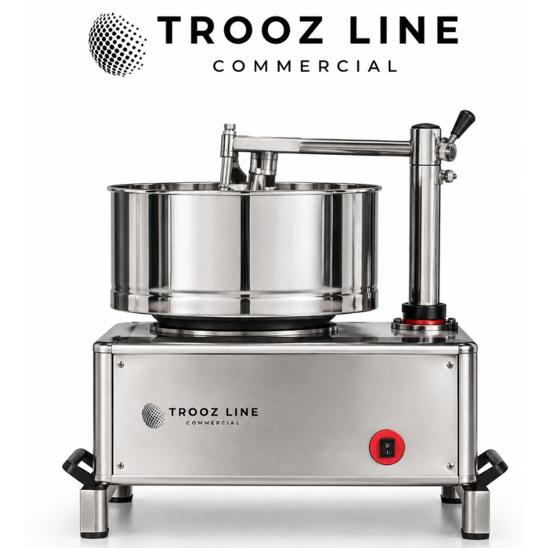 WTO3L 3 litre stainless steel wet grinder with 0.5 HP motor and cylindrical grinding stones